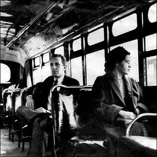Rosa Parks on the bus